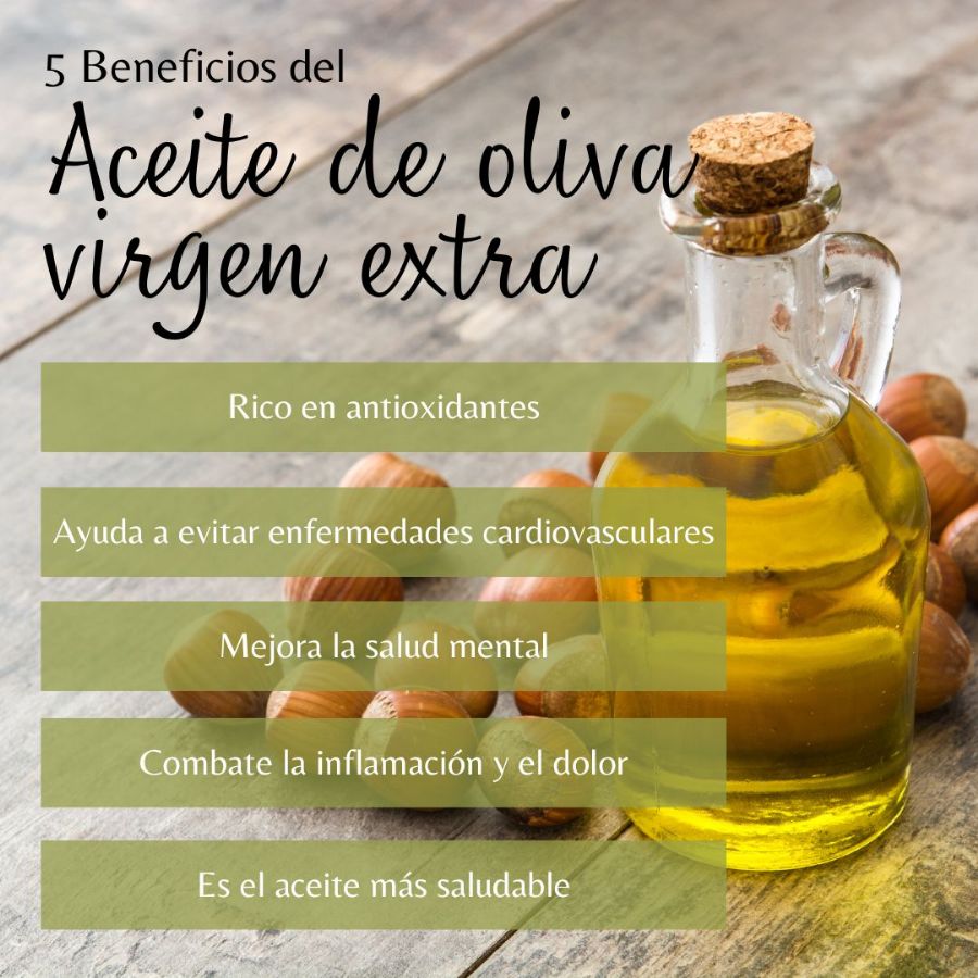 5 grandes beneficios del Aceite de oliva virgen extra
